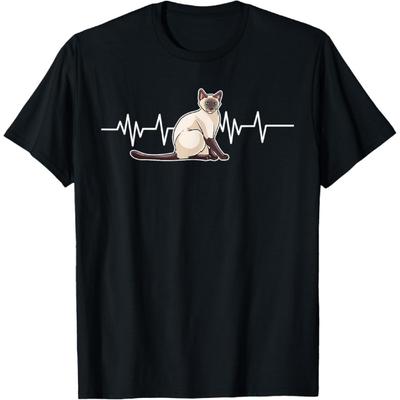 Regalo de Gato Siamés Para Mujeres Hombres Niños - Amo a Mi Gato Siamés Camiseta(1)