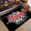 Slipknot Masked Band Members Group Area Rug Non Slip Mat, Rock Portrait Carpet for Heavy Metal Fan Home Decor
