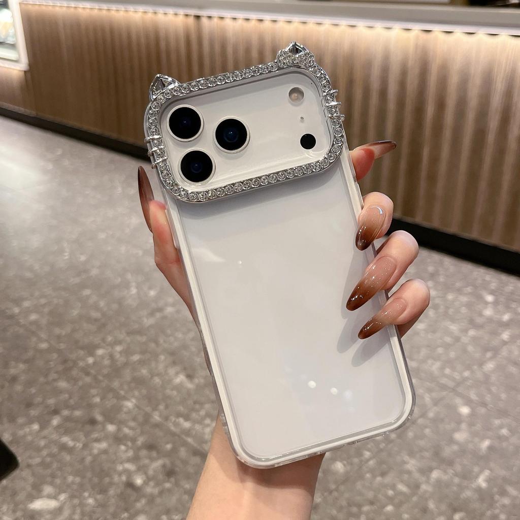 Transparent Jelly Celebrity Cat iPhone 17 Pro Max Case (Compatible with 16PM/13)