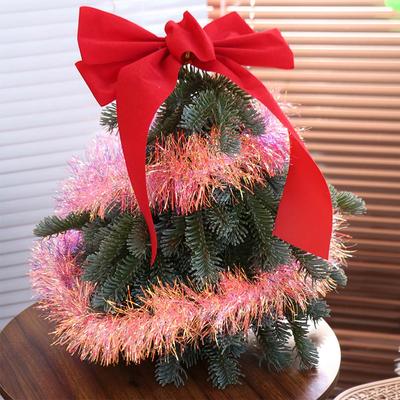 Sparkling Pink Tinsel Garland Pink Wire Ribbon Sequined Tinsel Garland Festival DIY Christmas Party Props Wedding Decor