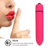 10 Geschwindigkeiten Mini Bullet Vibration Dildo für Erwachsene Frauen Klitoris Stimulation Sexspielzeug Vibrierender Sprung G-Punkt Vagina Vibrator für Frauen