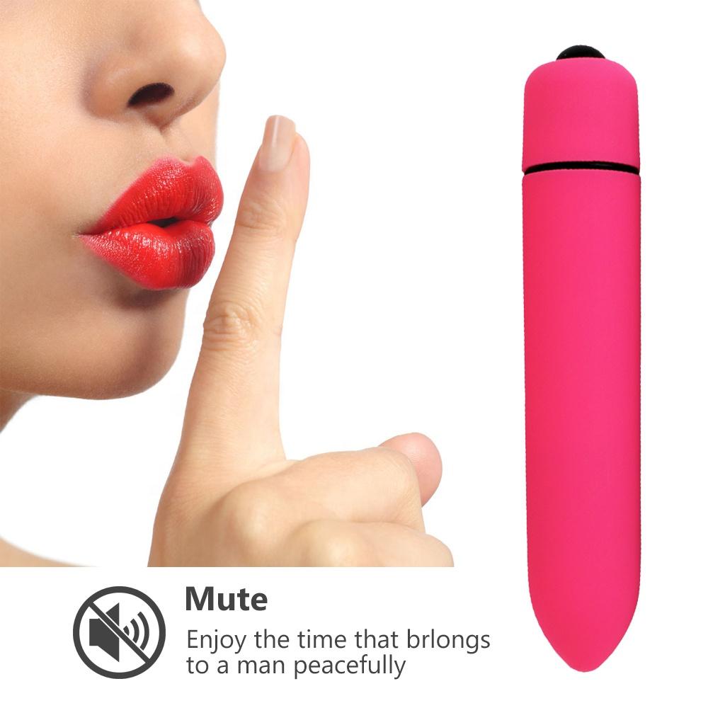 10 Geschwindigkeiten Mini Bullet Vibration Dildo für Erwachsene Frauen Klitoris Stimulation Sexspielzeug Vibrierender Sprung G-Punkt Vagina Vibrator für Frauen