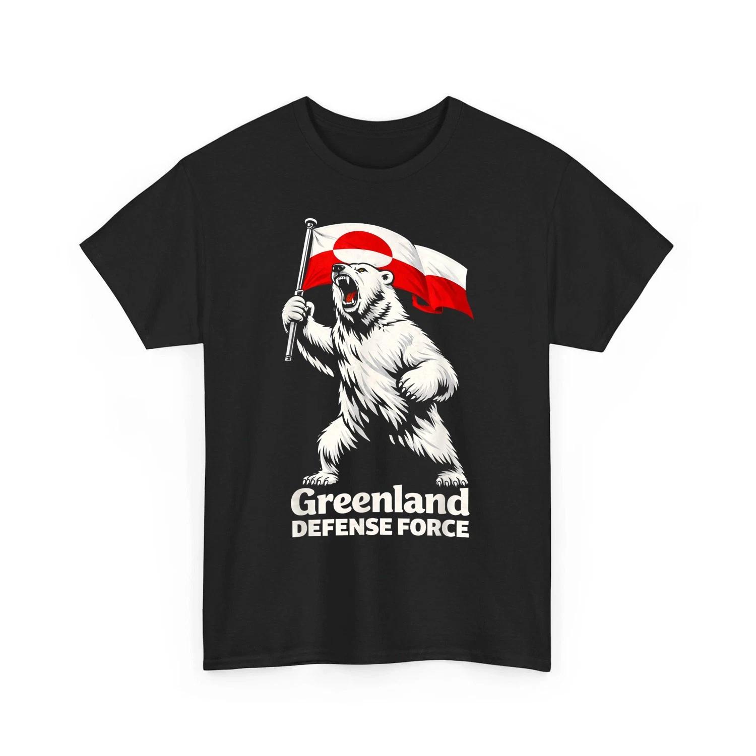 Greenland Shirt, Greenland Defense Force Funny Political Unisex T-Shirt S