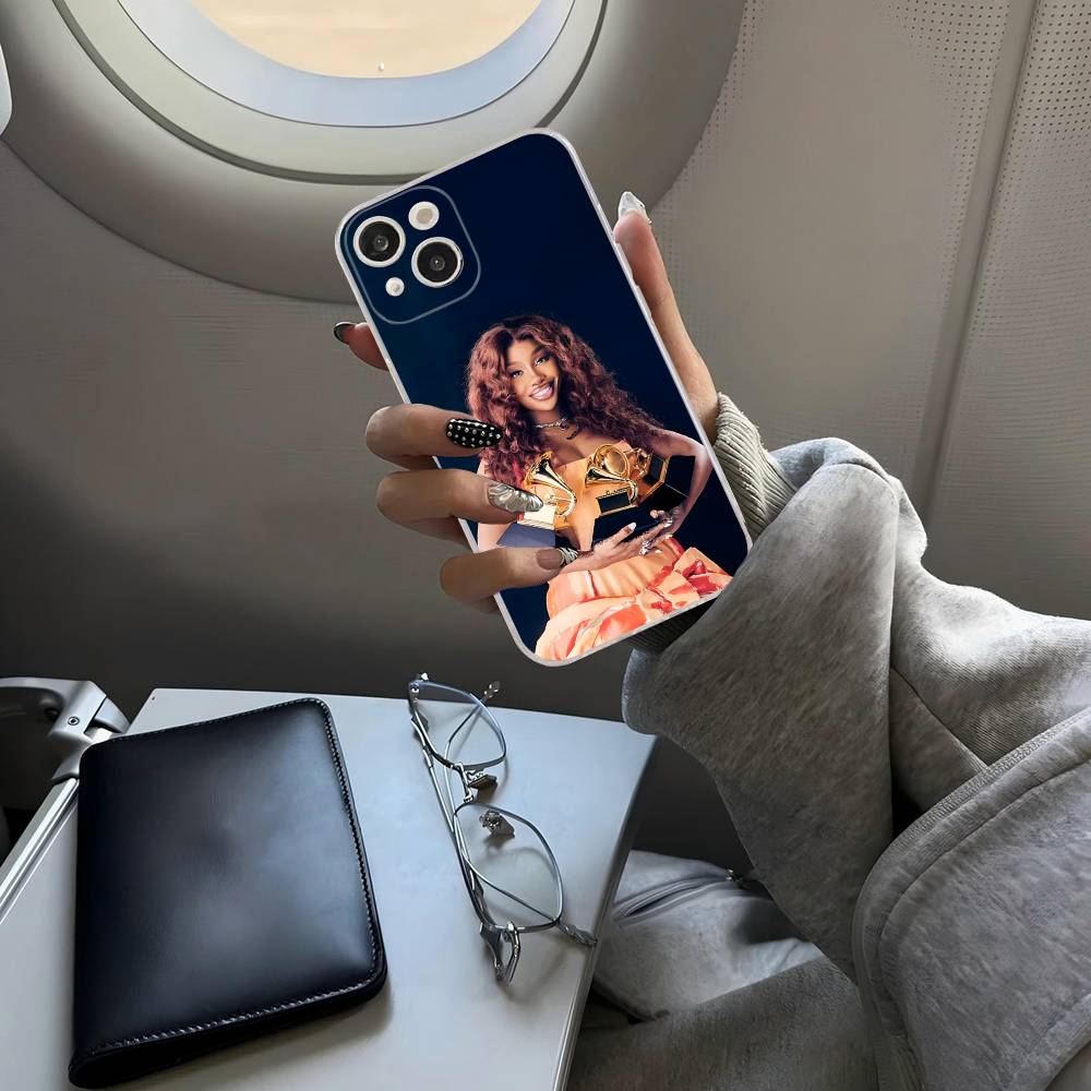 Singer SZA SOS Phone Case For IPhone 17 16 15 Plus 14 11 12 13 Mini Pro Max Mobile Case