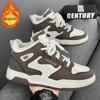 Herren High-Top Schuhe neuer Trend Winter Leder Samt verdickte Baumwollschuhe Air Force Studenten Sportschuhe