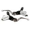 Motorrad 2 Ölaufkleber Box Bremskupplung Pumpenhebel Hydraulik Hauptzylinder Reservoir für Honda Yamaha Moto
