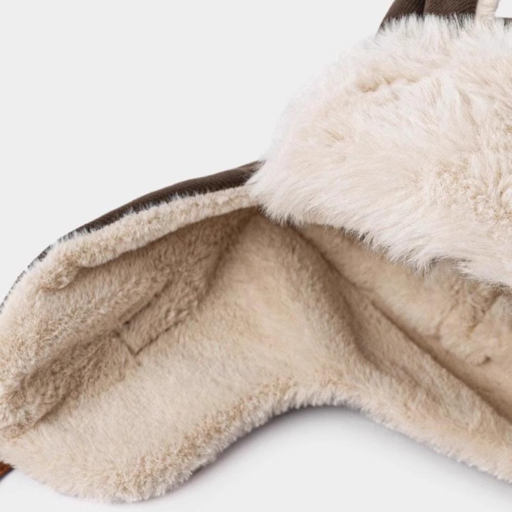 Soft Fluffy Ear Protection Hat Bear Ears Earmuffs Cap Fashion Warmth Cap  Women Men