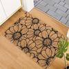 Floral Printed Entrance Non-slip Door Mat Bedroom Bedside Foot Mat Living Room Balcony Hallway Rugs Bathroom Toilet Floor Mat