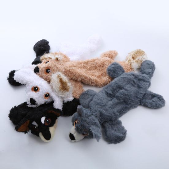 Dog Chew Toy Adorable Appearance Bite-resistant Cartoon Shape Washable Tear-proof Relieve Boredom Extra Soft Pet Dog Cat Interactive Sound