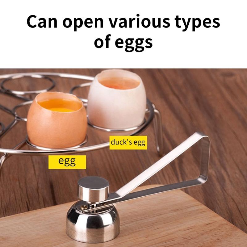 Creative Eggs Shell Cutter Scissors Stainless Steel Eggshell Remover Portable Eggs Opening Tool Kitchen Gadget