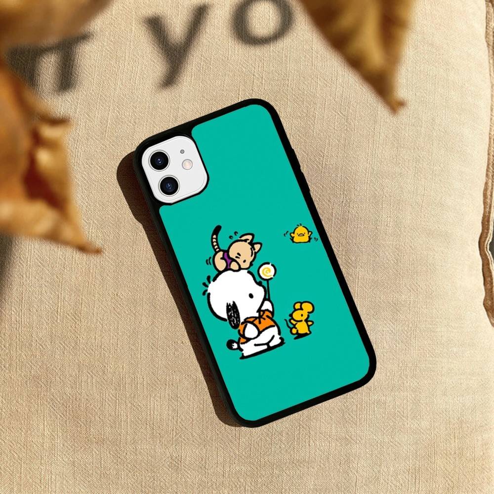 Cute P-Pochacco Phone Case For iPhone 17 Pro 16 Plus 16 Pro Max 15 14 13 12 11 PC+TPU Back Cover