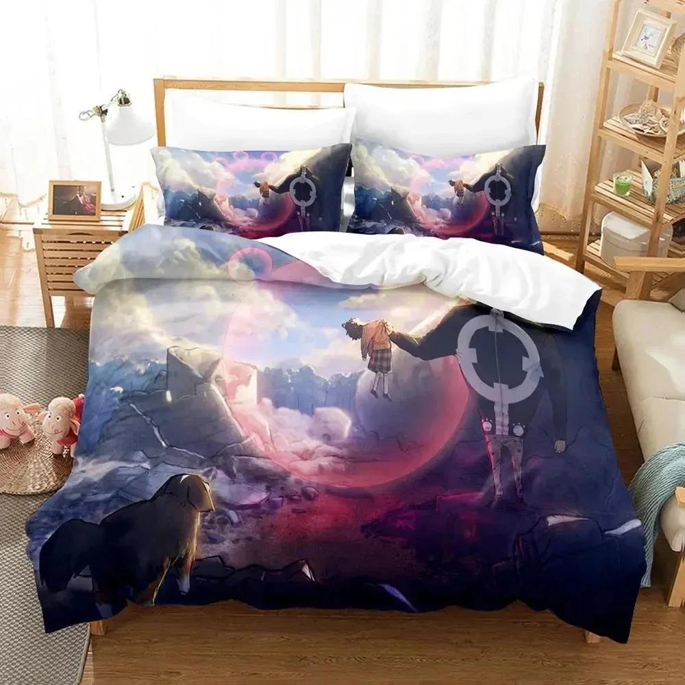 Anime Bartholemew Kuma Sängklädesset Påslakan Sängset Täcke Örngott Täcke king Queen Size Pojkar Vuxen Sängkläder