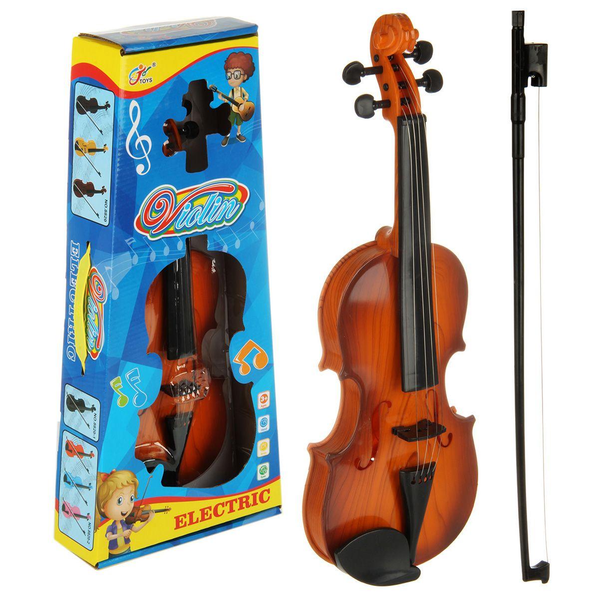 

Электрическая скрипка, музыкальный инструмент-игрушка для детей для обучения и игры, имитирует реальное выступление. One Size