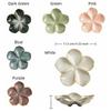 Multi-color Ceramic Dipping Plate Vintage Seasoning Sauce Dish Decorative Petal-Shaped Dish  Party