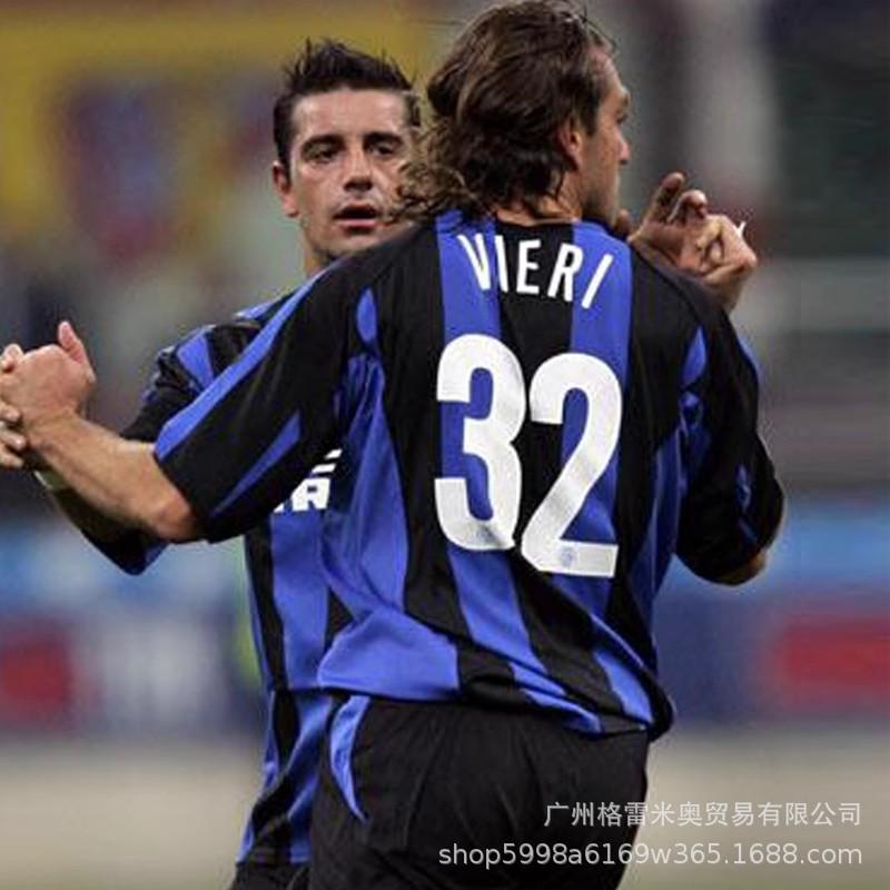 09-10 Inter Retro Jersey Ronaldo Inter Milan 2001/02 Jersey Football Jersey