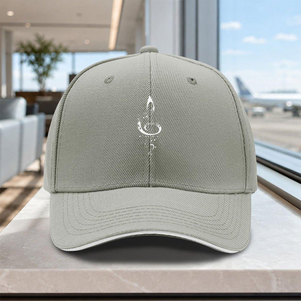 Adjustable Treble Clef Musical Note Baseball Cap for Unisex Women Lightweight Printed Hat for Outdoor Weddings Parties