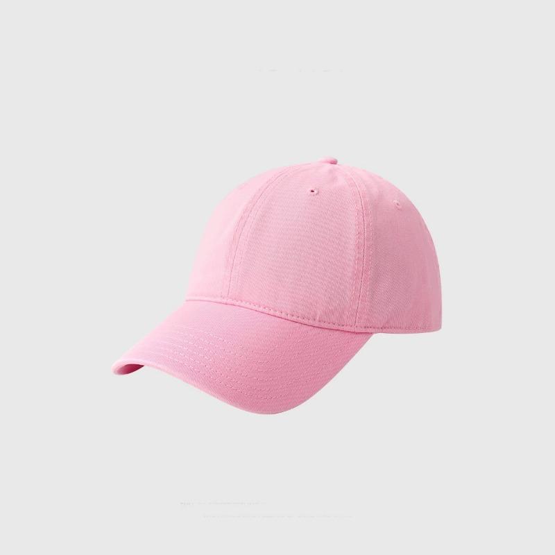 Summer solid color baseball cap men's and women's black soft top cap tide