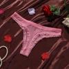 Transparent Mesh Briefs Women Low Waist Romantic T Panties Mesh Sheer Lace Thong  Ladies Girls Gift