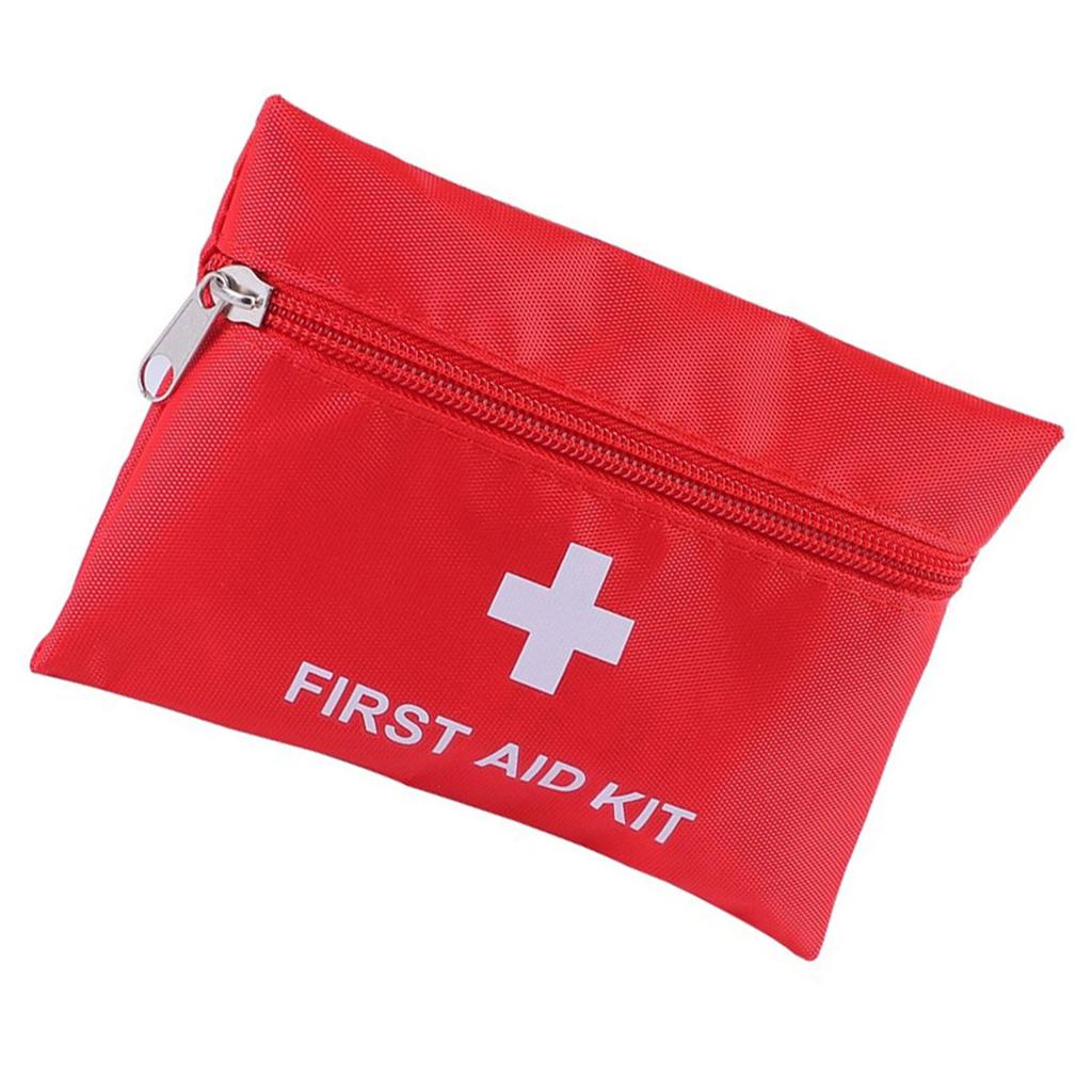 12Pcs Outdoor First Aids Kits Portable Emergency Outdoor Storage Bag Including Bandages Scissors Tweezers Enduring