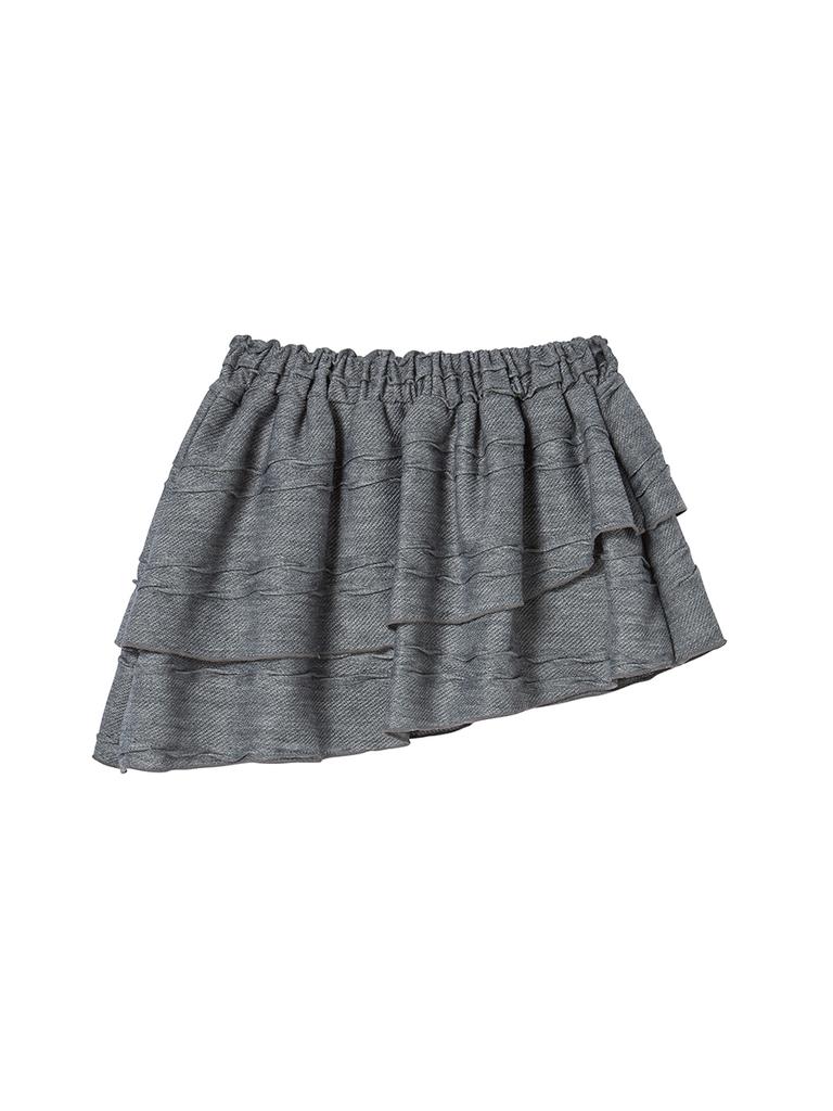 Nyxxx Twist Frill Skirt Grey