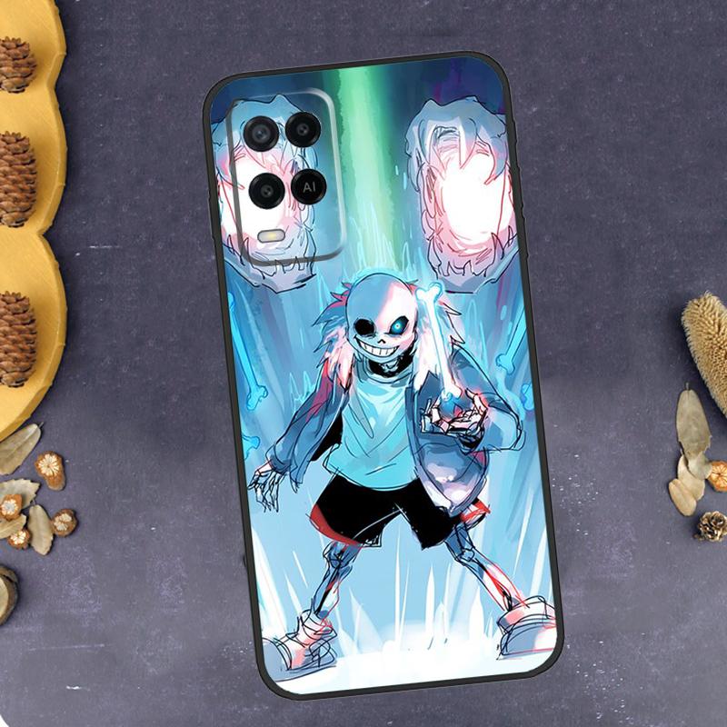 Game Undertale Sans Phone Case For Oppo A40 A60 A80 A78 A98 A18 A38 A58 A74 A94 A54 A16 A76 A96 A15 A17 A77 A57S