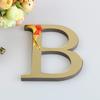 20cm 3D Acrylic English Letters Wall Stickers Decorative Letters Wall Decorations Gold Alphabet Wall Ornaments for Wall Art