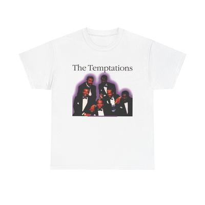 The Temptations Tshirt Cd Cover Vintage Concert Graphic Unisex Heavy Cotton Tee Unisex T-Shirt