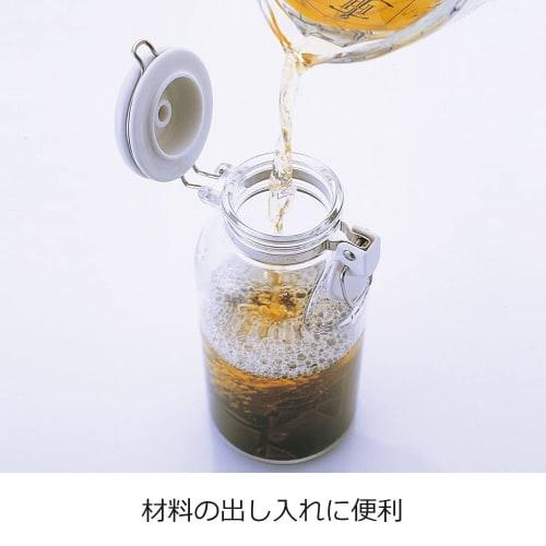 Seisho Cellarmate Storage Jar, Convenient Glass Condiment Jar, 500ml, Made in Japan, 223453, Clear