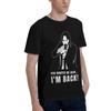 Am Back 100 Cotton Casual Breathable Confortable Vintage Funny TShirt For Men Graphic Tee