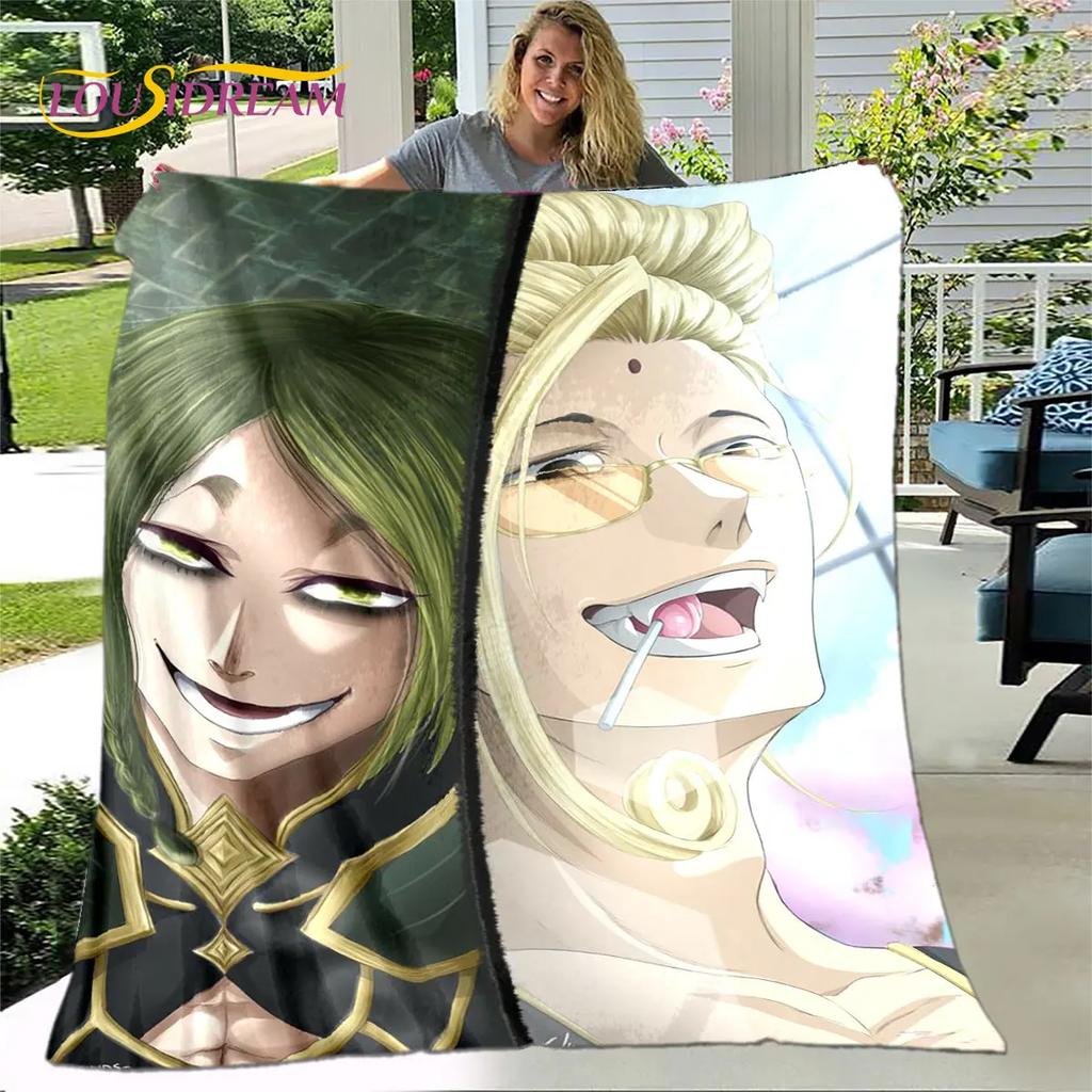 Záznam Ragnarok anime kreslená měkká plyšová přikrývka, flanelová přikrývka přikrývka do obývacího pokoje Ložnice Pohovka Pohovka Piknikový kryt