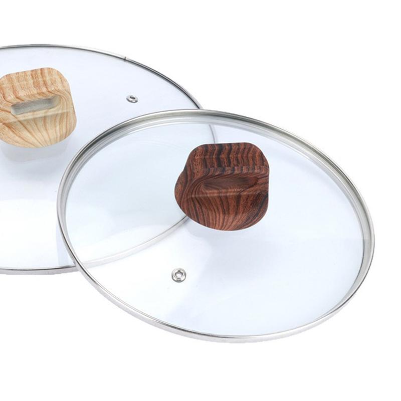 Univerzální knoflíky na hrnce Lib, dřevěné žáruvzdorné kryty víka na pánev, náhradní rukojeť pro zvedání kuchyňského nádobí