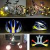 2''x17FT Reflective Strips Car Stickers PET Self-adhesive White Reflect Decal Light Reflector For Things Waterproof Bicycle Tape