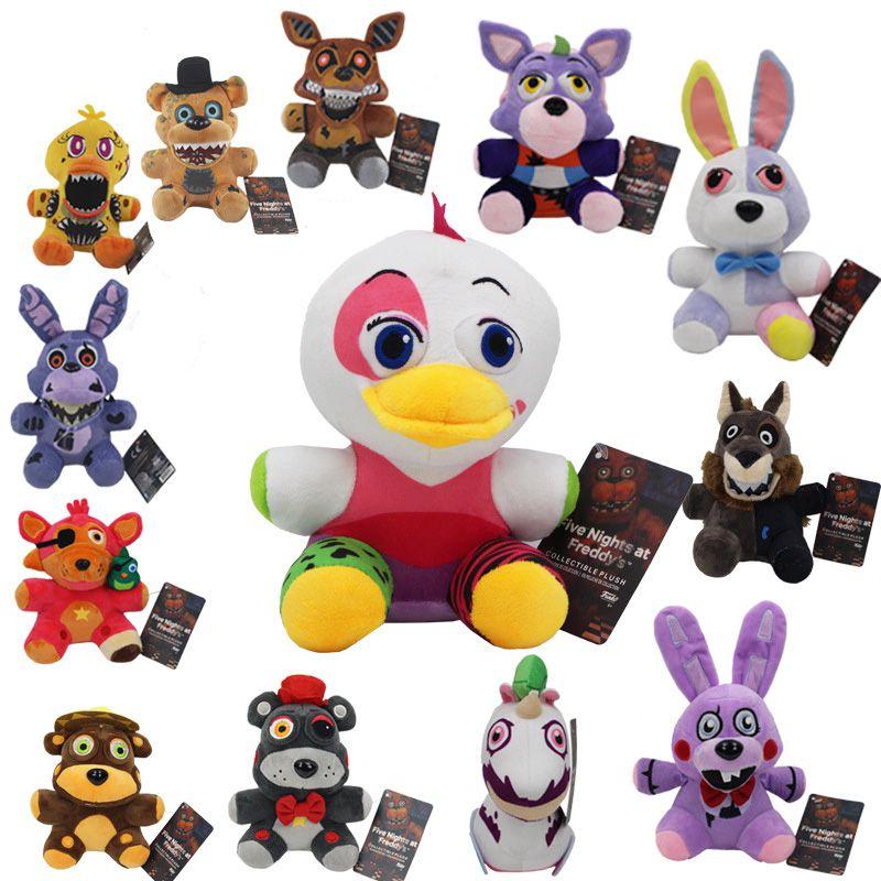 Adorable Five Nights At Freddy's Plush Toys Featuring Rockstar Foxy And Friends