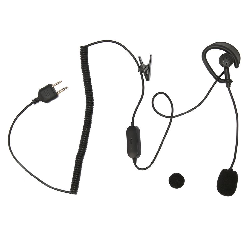 Walkie Talkie Headset PU Wire Great Sound Quality Easy to Use 2 Way Radio Earpiece for Midland