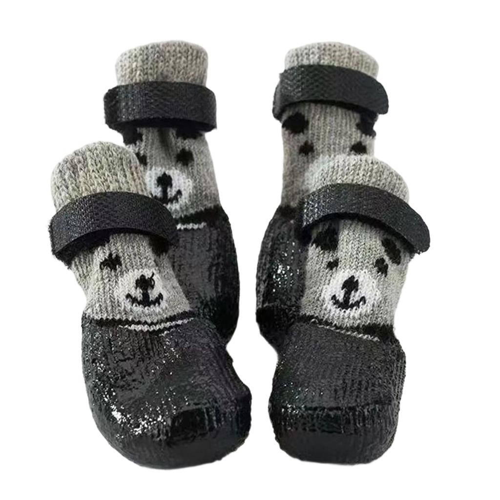 Dog Shoes Dip Coating Waterproofs Durables Shoe Covers Pet Shoes And Socks