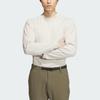 Men's Adidas T Shirts Men's White Half Turtleneck Moderate Straight Fit