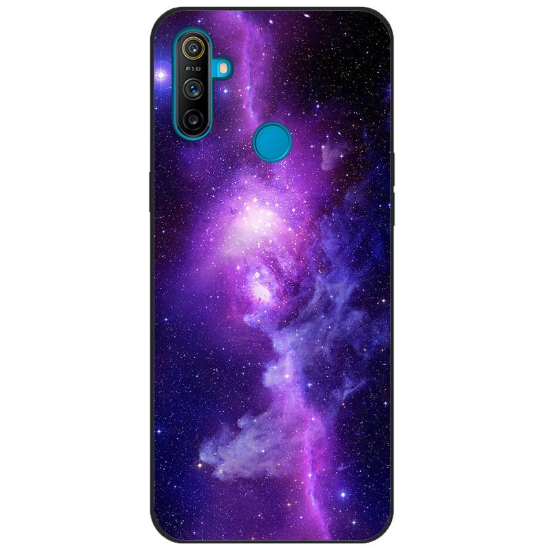 For Realme C3 Case Cover Soft Silicone TPU Patterned Back Cover For OPPO Realme C3 RMX2020 C 3 RealmeC3 Cartoon Phone Case Funda