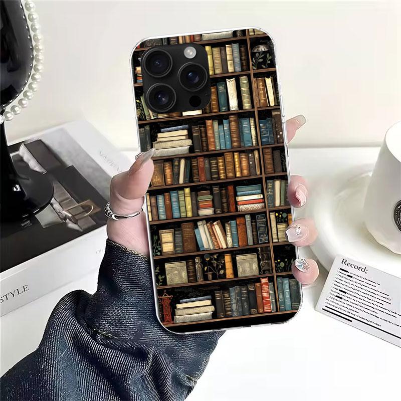 Lies Bücher Illustration Lesen Weiche Handyhülle Für IPhone 11 17 Air 16E 16 Pro Max 15 + 14 Plus 13 Mini 12 Apple 7 SE 8 Fundas
