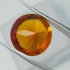 Orange Sapphire 8.00 Ct Precious NATURAL Round  Shape CERTIFIED Loose Gemstone Aq-706033
