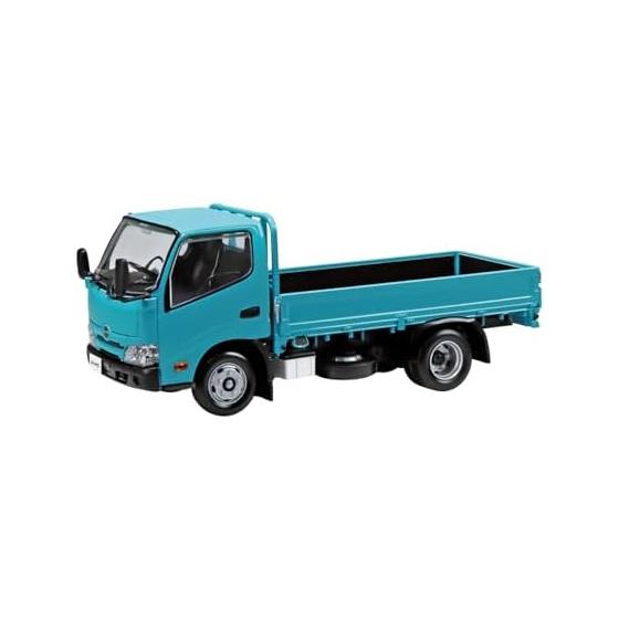 AOSHIMA Rakupla Snap Kit №23-TE Hino Dutro Бортовой (бирюзовый) Пластиковая модель в масштабе 1/32 с цветовой кодировкой