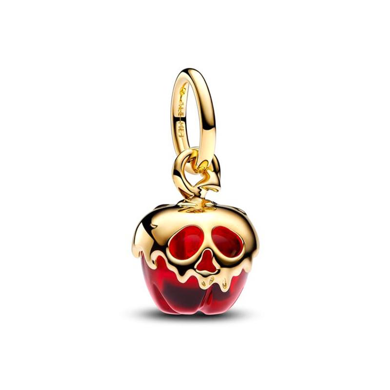 New In Golden Glow-In-The-Dark Fireflies Charm Beads Fits Bracelets Necklace Women Luxury Pendants Jewelry Festival Gifts
