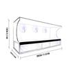 Window Hanging Bird Feeder Extended Roof Sliding Feeding Tray Drainage Device