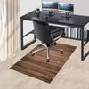wooden planks Crystal Velvet Office chair mat Area Rug - Non-Slip, Floor Mat, Office Desk Chair Rugs,Christmas Gift-1106098