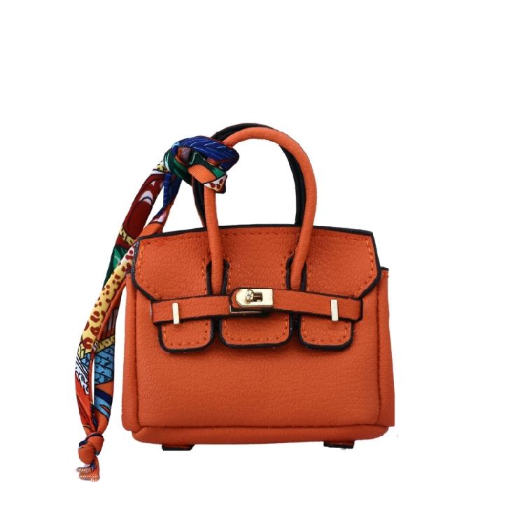 Creative Earphone Keychain Carrying Case Water Resistant Faux Leather Bag Compact Design Multiple Color Selection