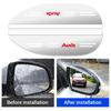 2PCS For v1 Sline TT RS Quattro A3 A4 A5 A6 Q5 Q6 S3 S Car Rearview Mirror Rainshield Protector Cover Sticker Auto Accessories