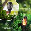 1pcs Outdoor Solar Powered LED Waterproof Garden Decorative Lights, Courtyard Balcony Channel Lighting