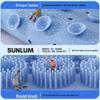 Silicone Non-slip Back and Foot Scrubber Pad with Massage Suction Cups