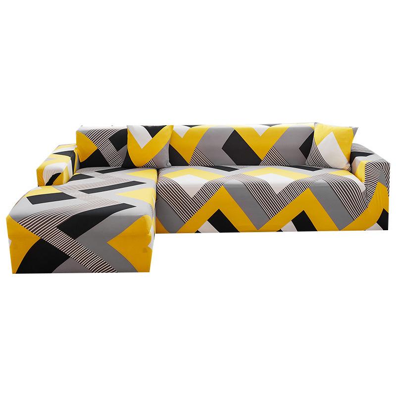 Stretch Settee Slipcover Patterned Lounge Area Household Guard Sofa Protector Having Expandable Bottom Settee Slipcovers Designed for Pets, Kids
