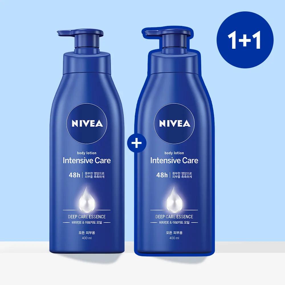 NIVEA Intensive Care Body Lotion 400ml+400ml Double Pack