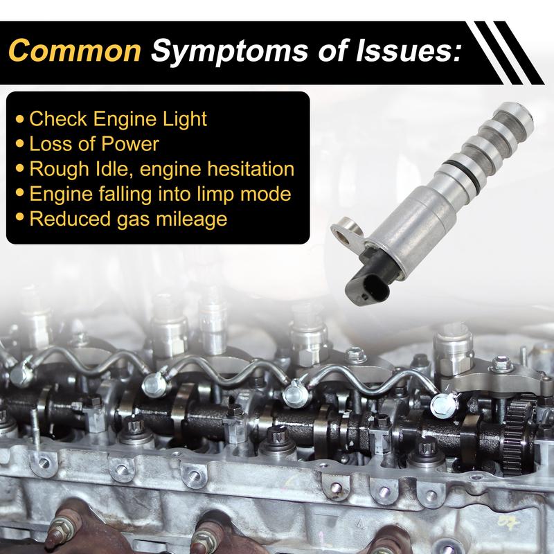 UXCELL Engine Variable Valve Timing VVT Solenoid for Chevrolet Camaro 2016-2024 3.6L Engine Camshaft Oil Control Valve